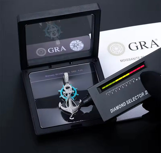 Anchor Sparkling Glowing Pendant