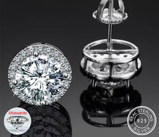 Double Circled Stud Earrings