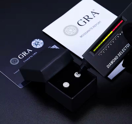 Double Circled Stud Earrings