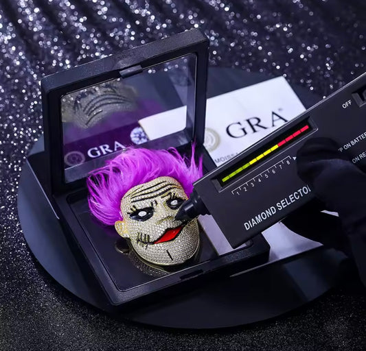 Purple Haired Clown Pendant