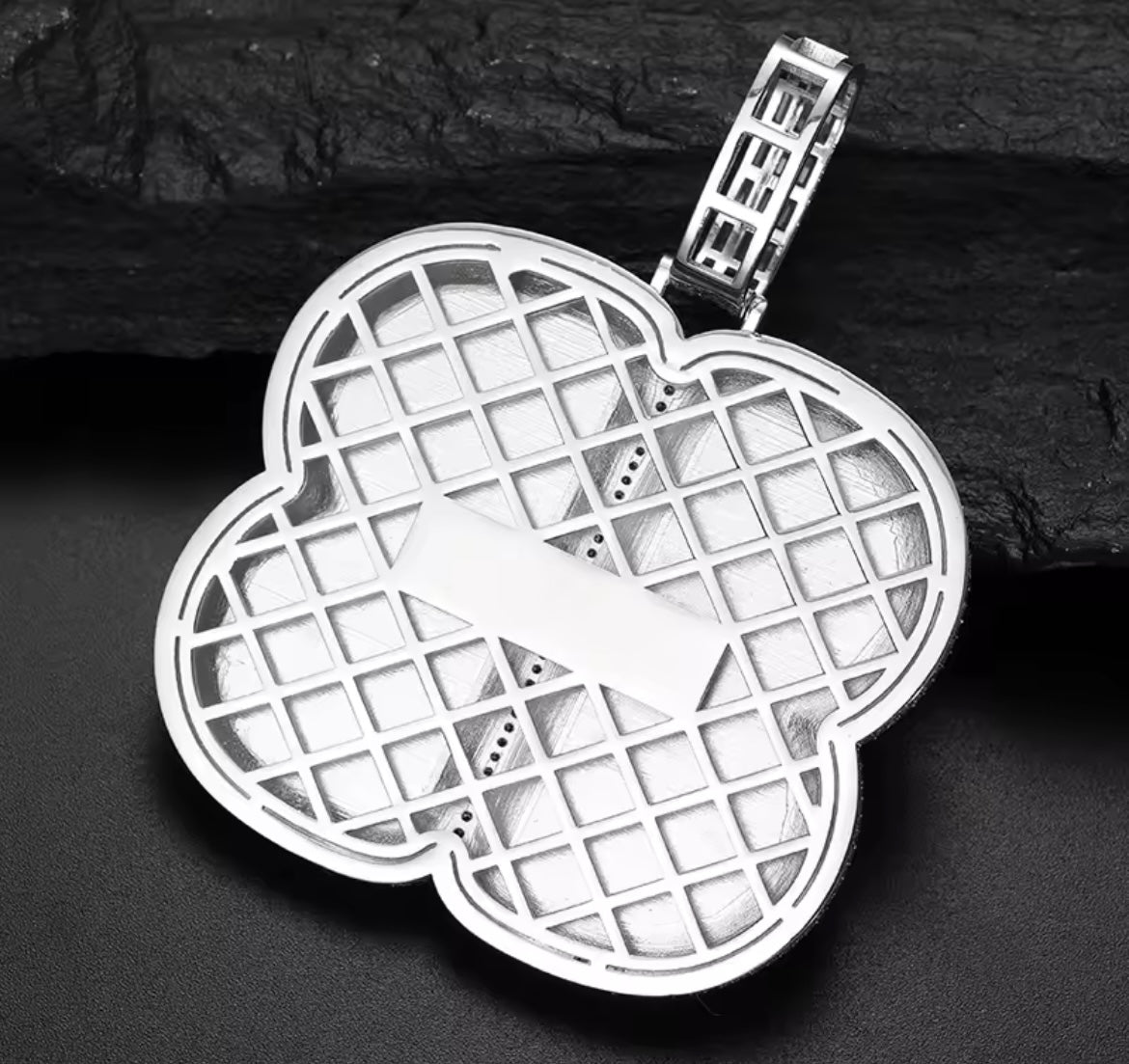 Custom Silver Photo Pendant
