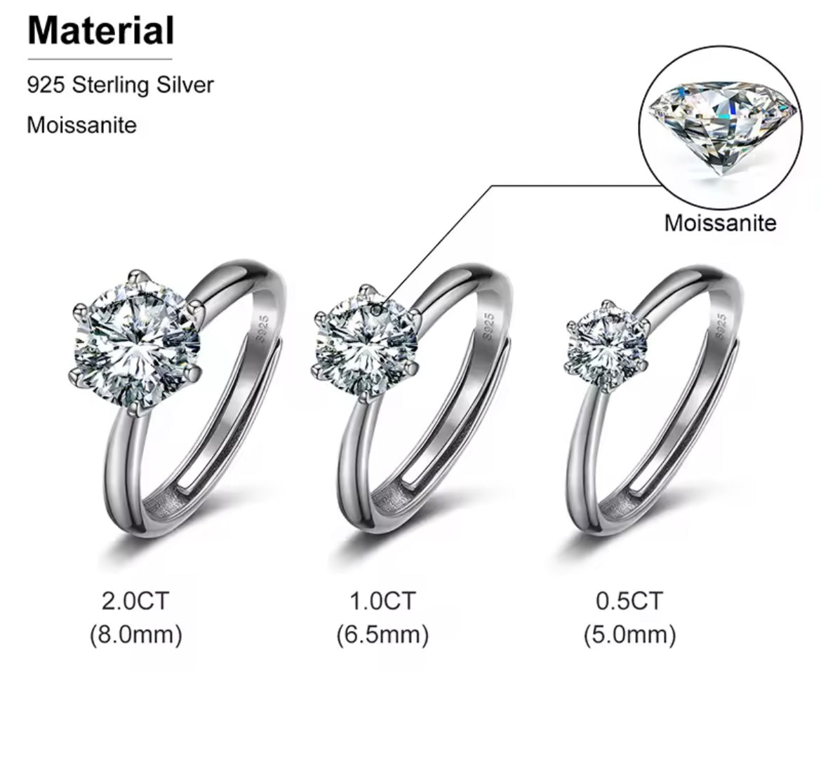 0.5-3CT Wedding Ring