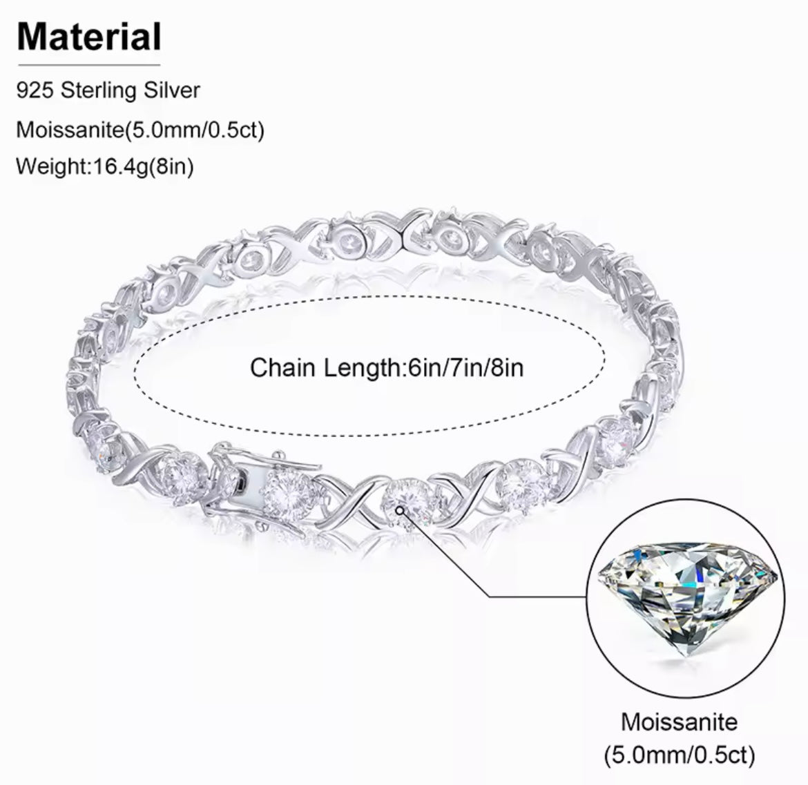 3-8MM Sparkling Bracelet