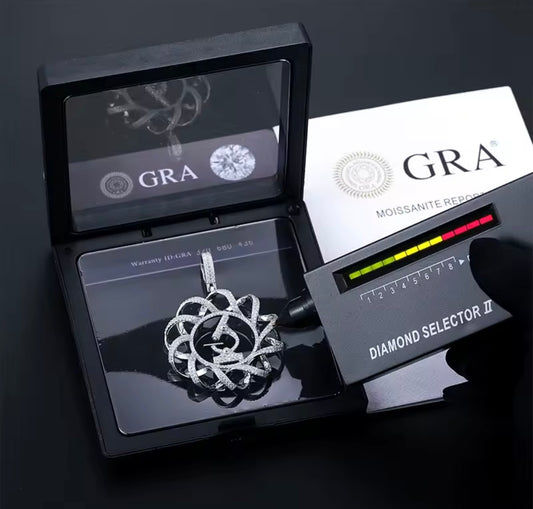 Silver Microscope Instrument DNA Pendant