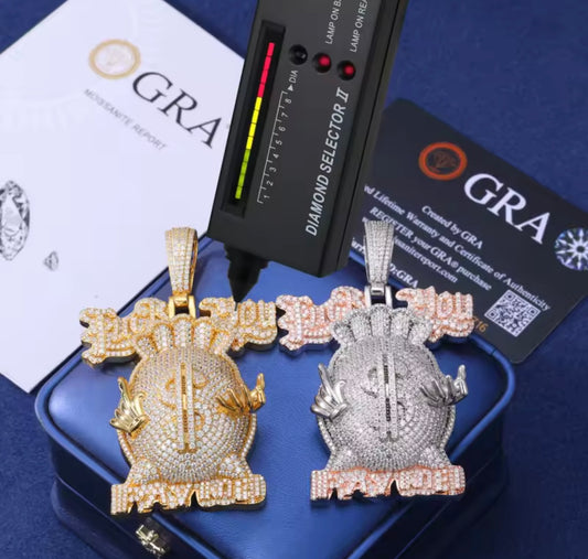 Money Bag F You Pay Me Pendant