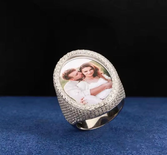 Custom Personalized Photo Ring