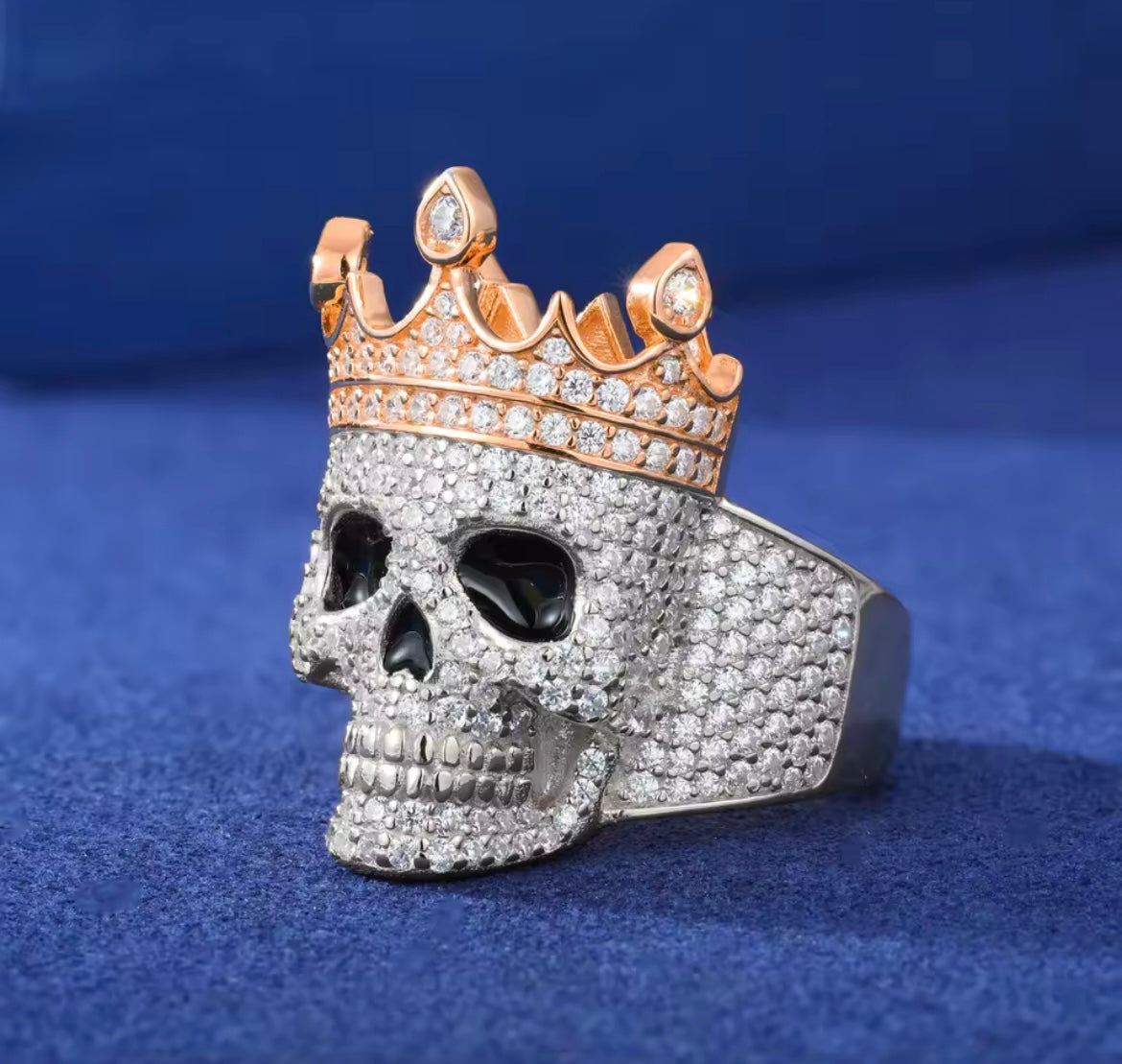 Crown Skull Ring