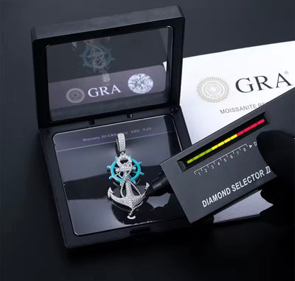 Anchor Sparkling Glowing Pendant