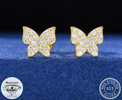 Mini Butterfly Stud Earrings