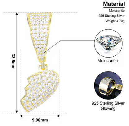 Half Broken Heart Pendant