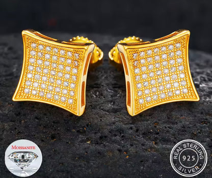 Elegant Square Stud Earrings