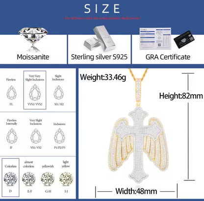 Winged Cross Pendant