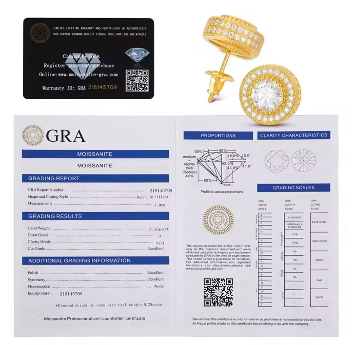 Luxury Circle Stud Earrings