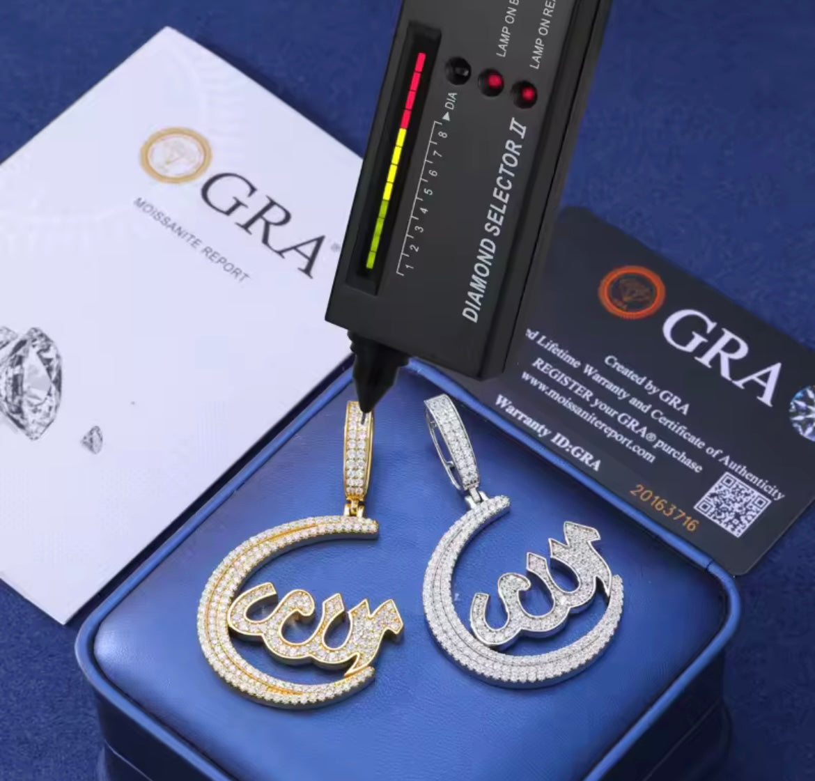 Silver Allah Pendant