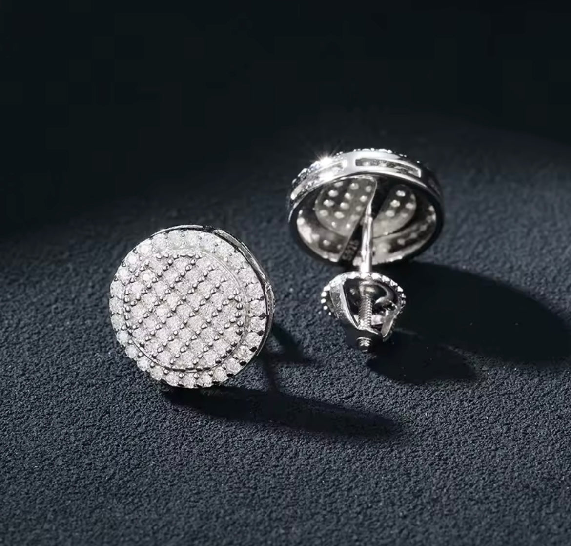 Double Circle Stud Earrings
