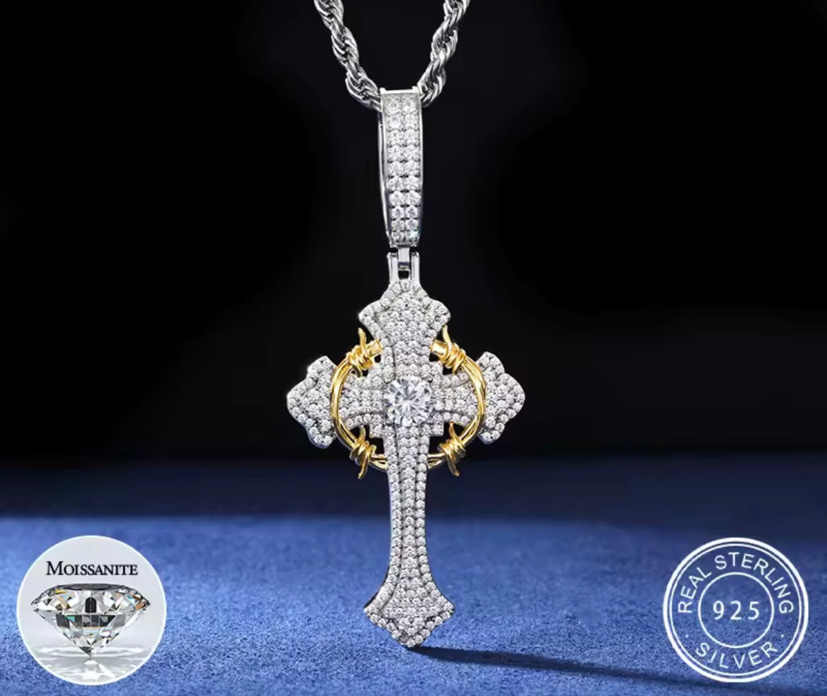 Thorns Cross Pendant