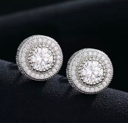 Luxury Circle Stud Earrings