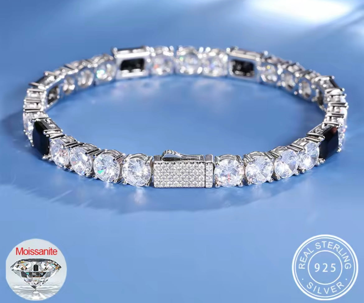 6.0MM Black CZ Tennis Chain/Bracelet