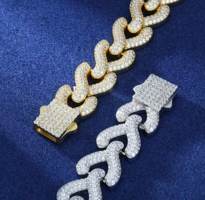 Fish Bone Link Bracelet