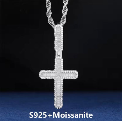 Baguette Cross Pendant