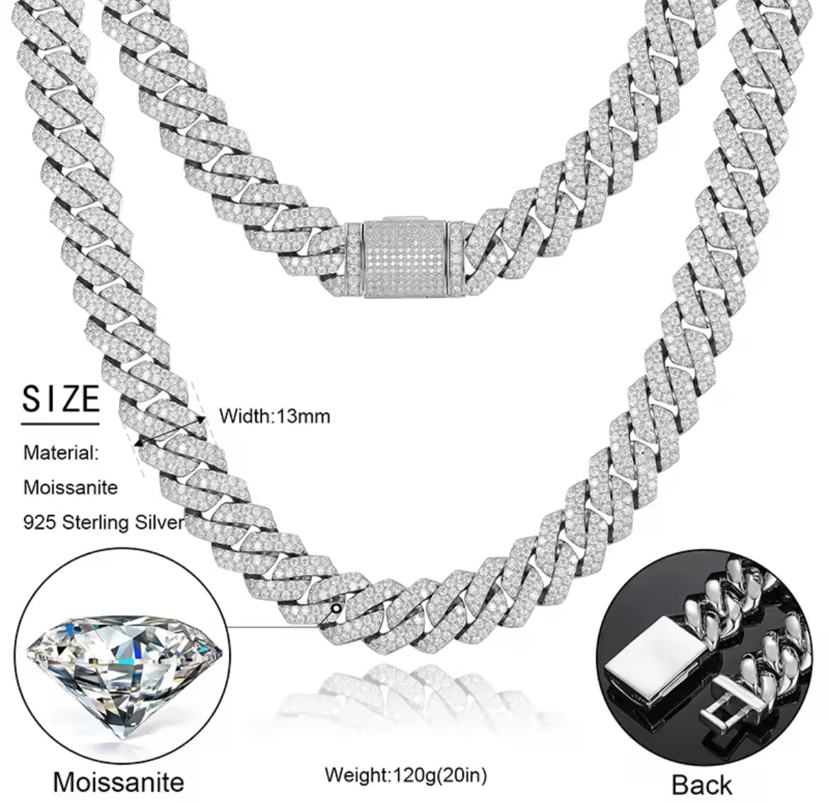 14MM Cuban Link Chain/Bracelet