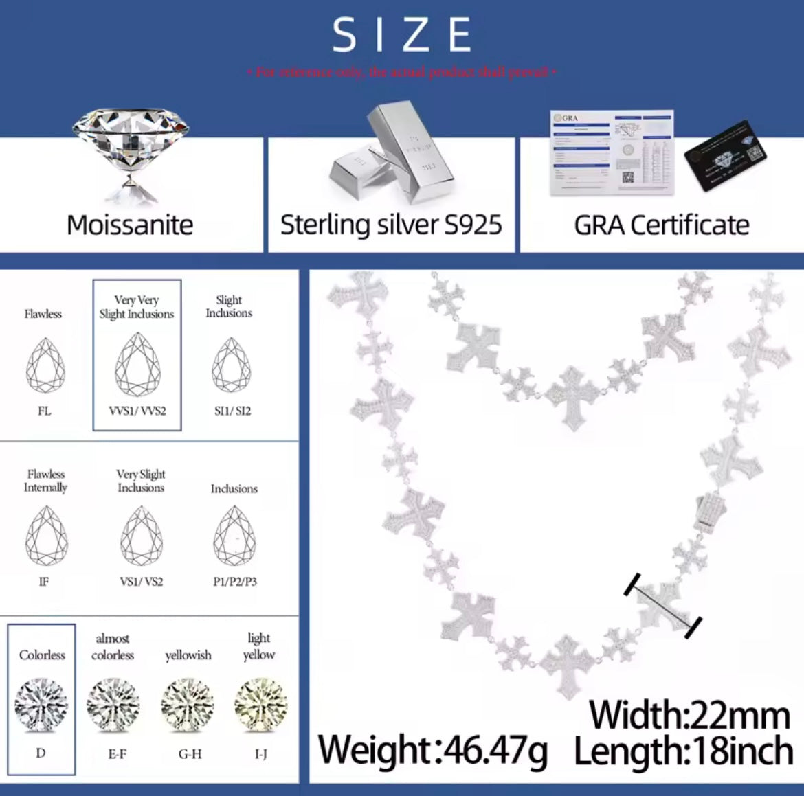 Maltese Cross Chain/Bracelet