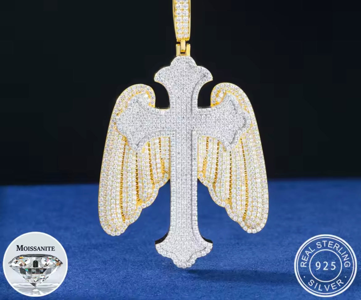 Winged Cross Pendant