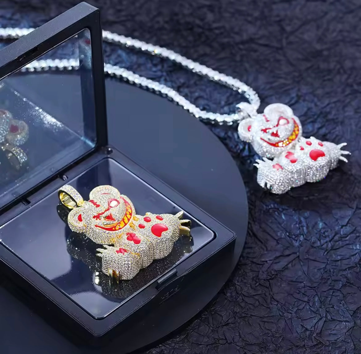 Evil Sitting Bear Pendant