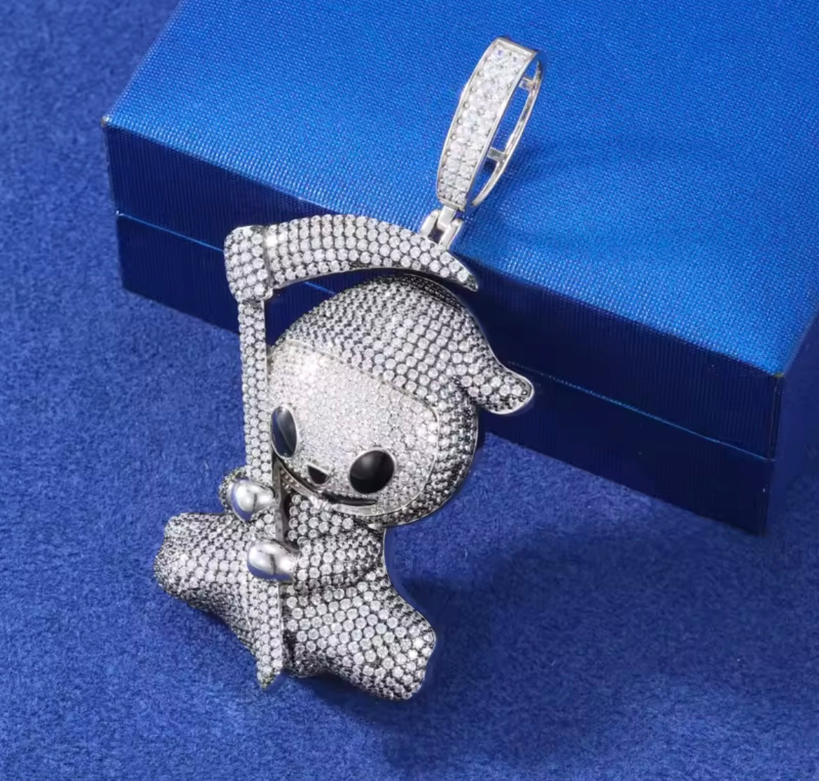 Exquisite Silver Ghost Pendant