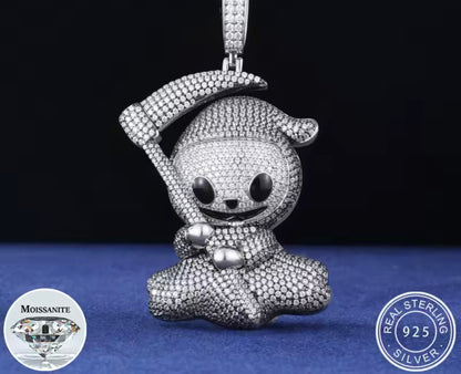 Exquisite Silver Ghost Pendant