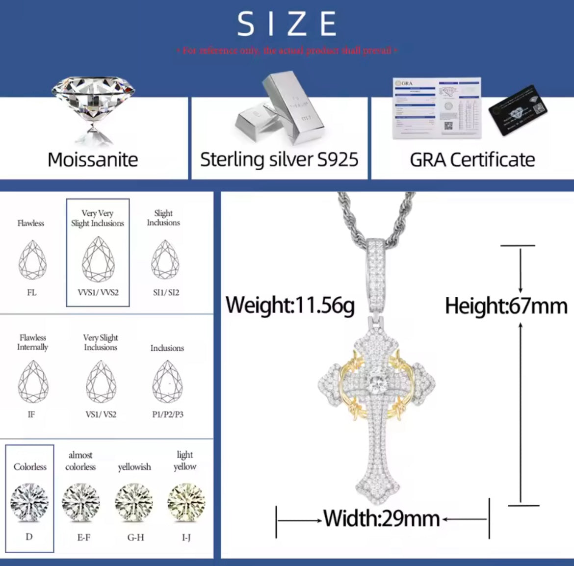 Thorns Cross Pendant