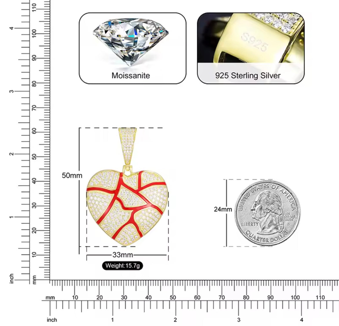 Broken Heart Pendant