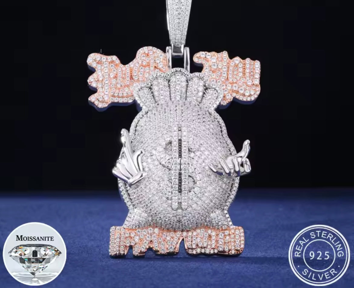 Money Bag F You Pay Me Pendant