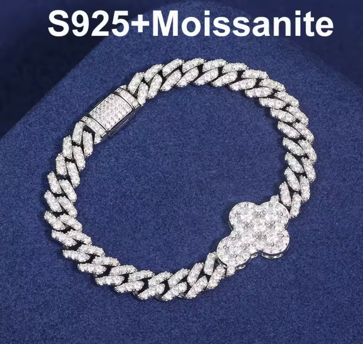 8MM Cross Cuban Link Bracelet