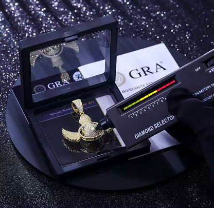 Rotating Global Wing Pendant