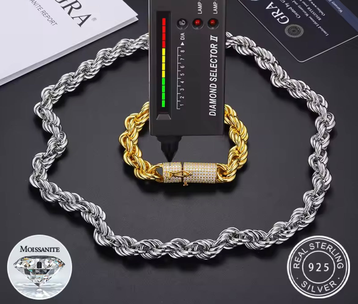 Classic Twisted Rope Chain/Bracelet