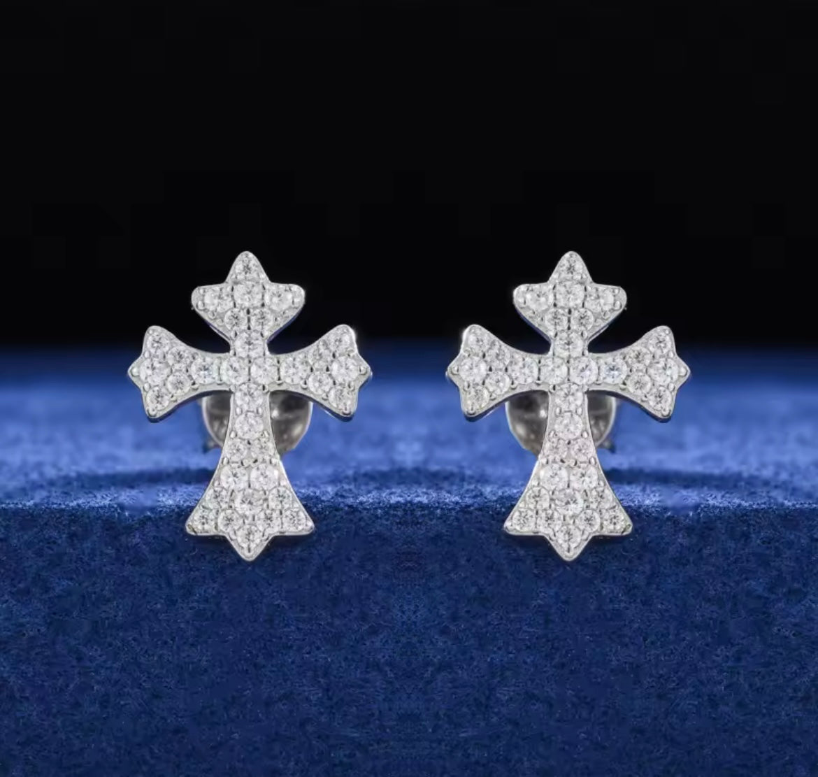 Cross Stud Earrings