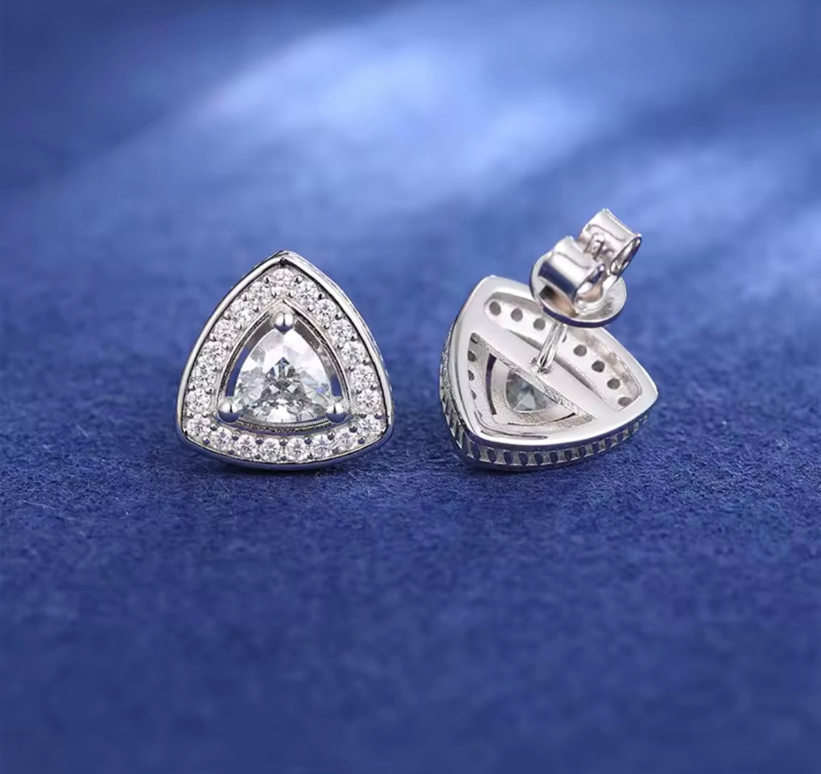 Triangle Stud Earrings