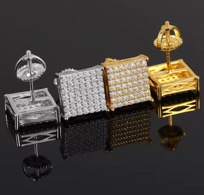 Square Stud Earrings