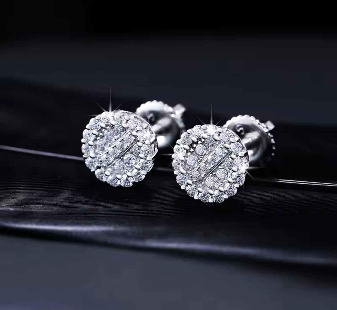 Double Circled Stud Earrings