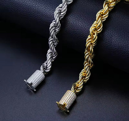 Classic Twisted Rope Chain/Bracelet