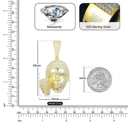 Double Cupped Head Pendant