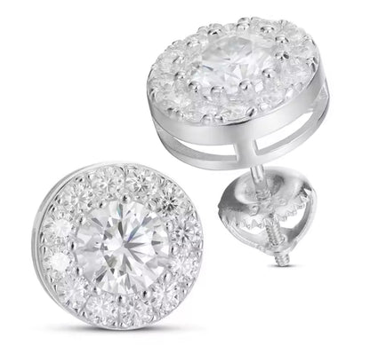 Double Circled Stud Earrings