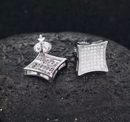 Elegant Square Stud Earrings