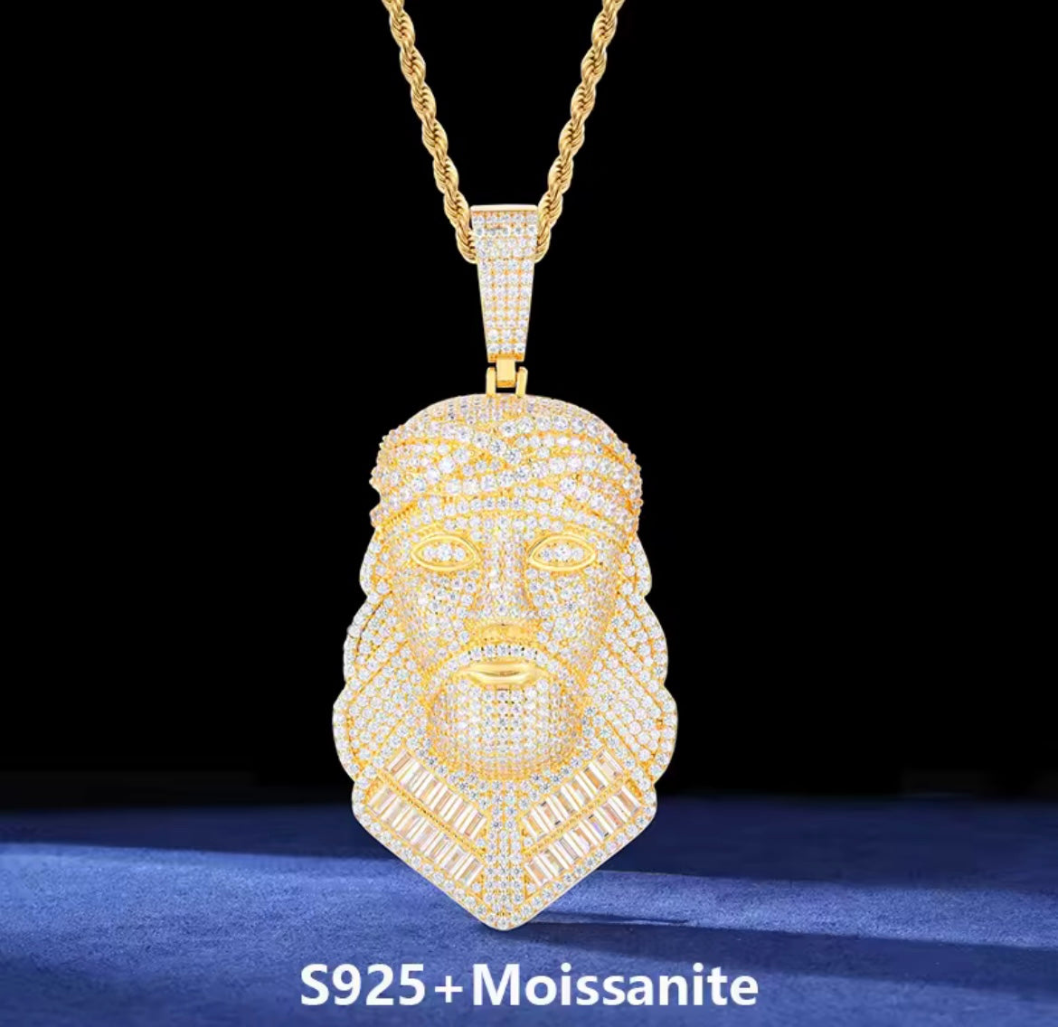 Religious Jesus Head Pendant