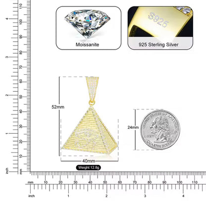 Egyptian Pyramid Eye Of Horus Pendant