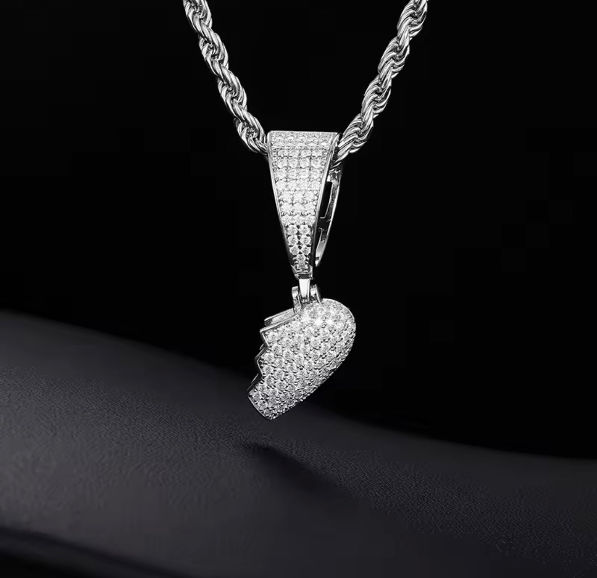 Half Broken Heart Pendant