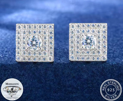 Classic Square Stud Earrings
