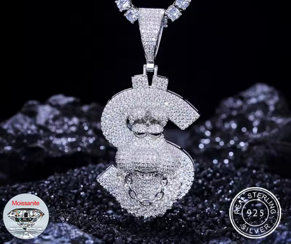Personality Animal Dollar Sign Pendant