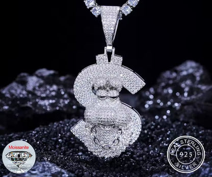 Personality Animal Dollar Sign Pendant